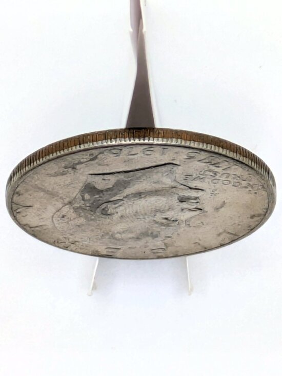 1976 Eisenhower Silver Dollar Coin (No “S” Mint Mark) – Mint State Minor Scratch - Picture 6 of 7